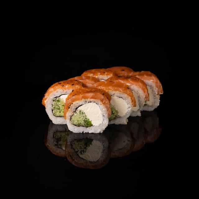 Philadelphia Karakuchi Salmon Roll.